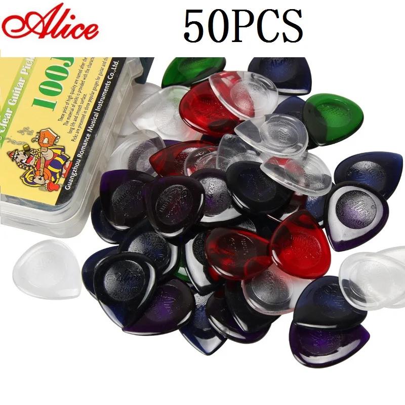 50PCS Alice Stubby Ÿ õ ƽ ϷƮ̽ Plectrum  1/2/3mm β   Ÿ ׼